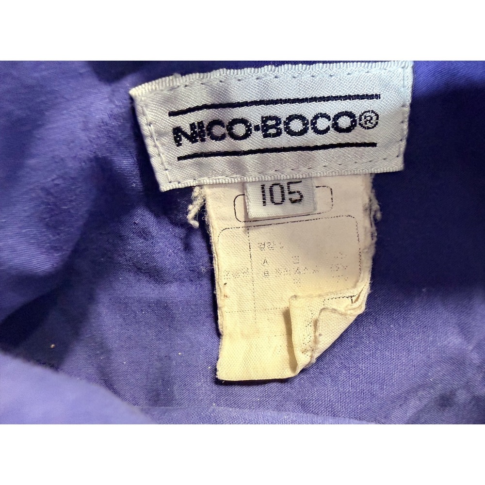 Vintage Nico-Boco Purple Bomber Jacket Mens 105 L Flannel Lined Y2K Streetwear - Picture 2 of 8